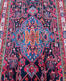3.4x1.7m Tribal Tuserkan Persian Rug