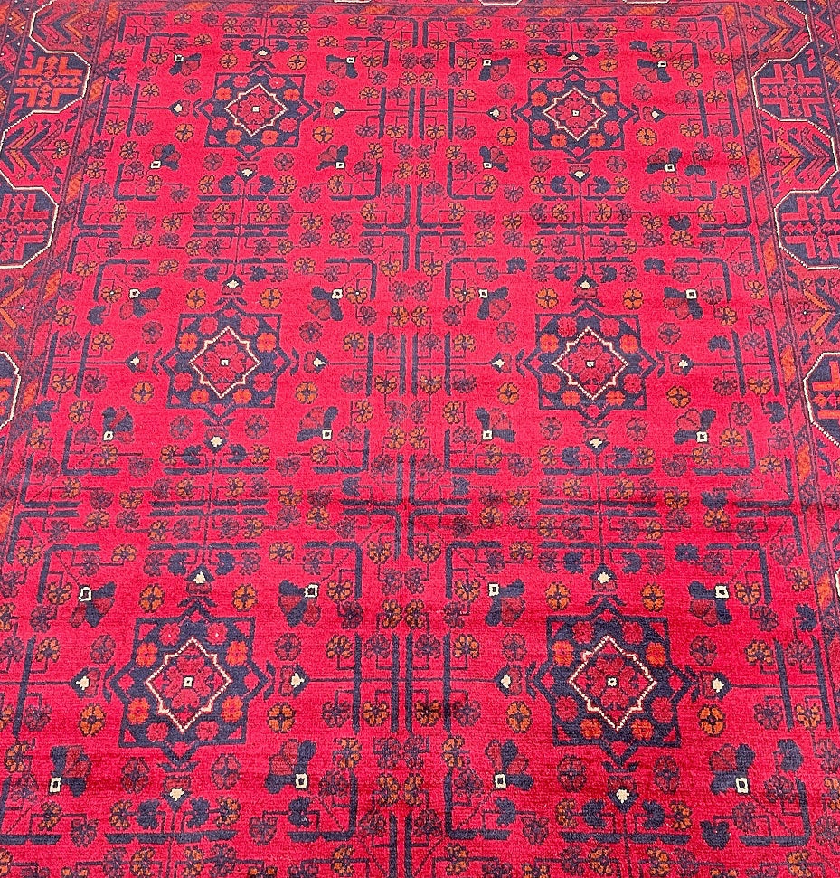 Tribal Afghan Khal Rug 2x1.5m