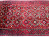 3x1.5m Vintage Balouchi Persian Rug