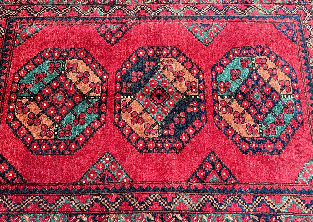 Tribal Afghan Ersari Rug 1.5x1m