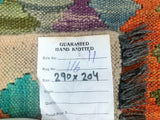 2.9x2m Boho Aryana Kilim Afghan Rug - shoparug