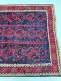 2.8x1.5m Vintage Persian Quchan Rug