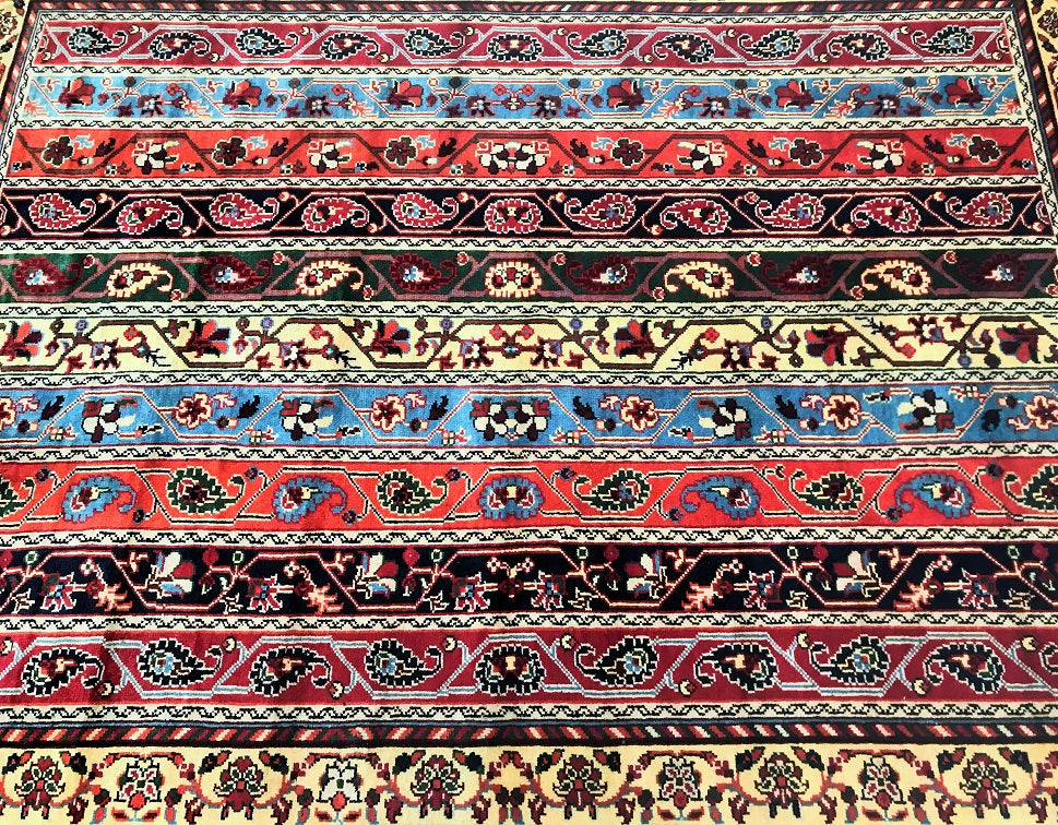 2x1.5m Shawl Design Roshnai Afghan Rug