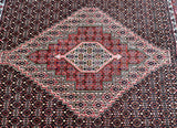 1.5x1.2m Persian Senneh Bijar Rug