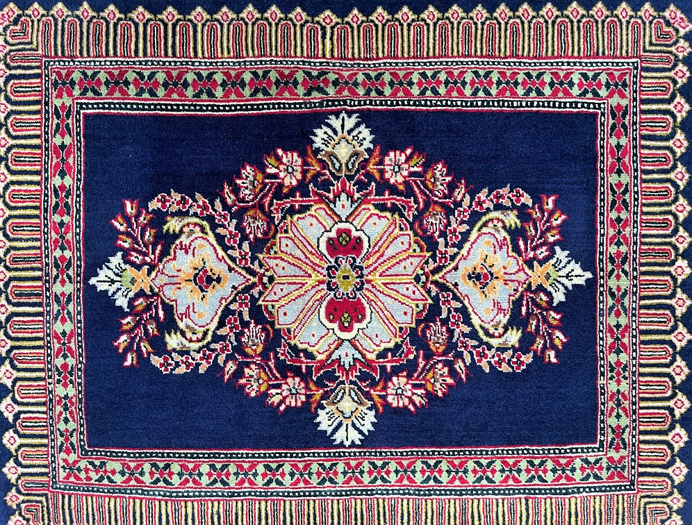 80x65cm Persian Kashan Rug