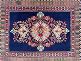 80x65cm Persian Kashan Rug