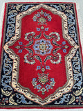 95x70cm Persian Kashan Rug