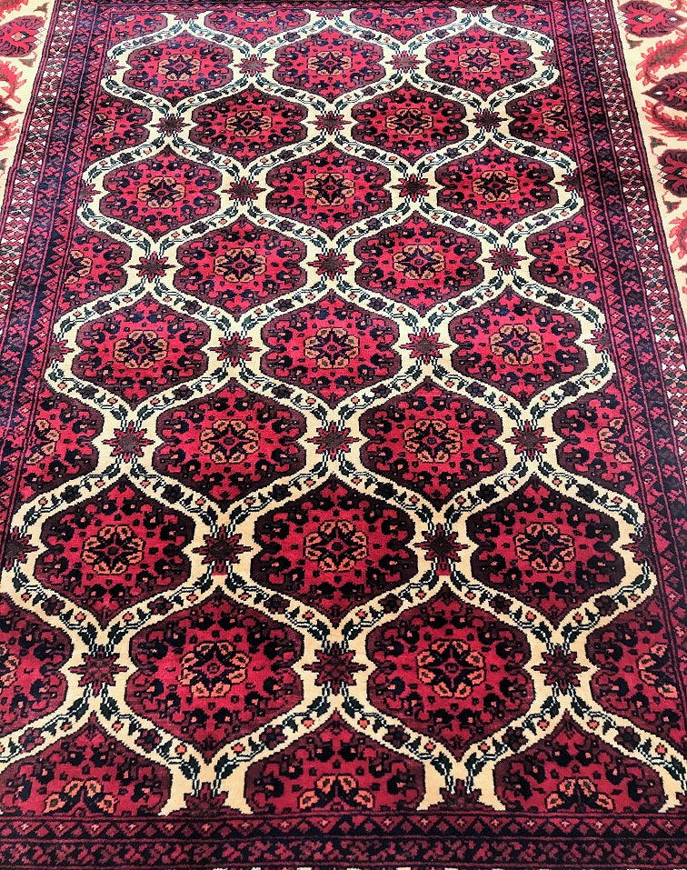 Afghan Roshnai Rug 2.1x1.5m