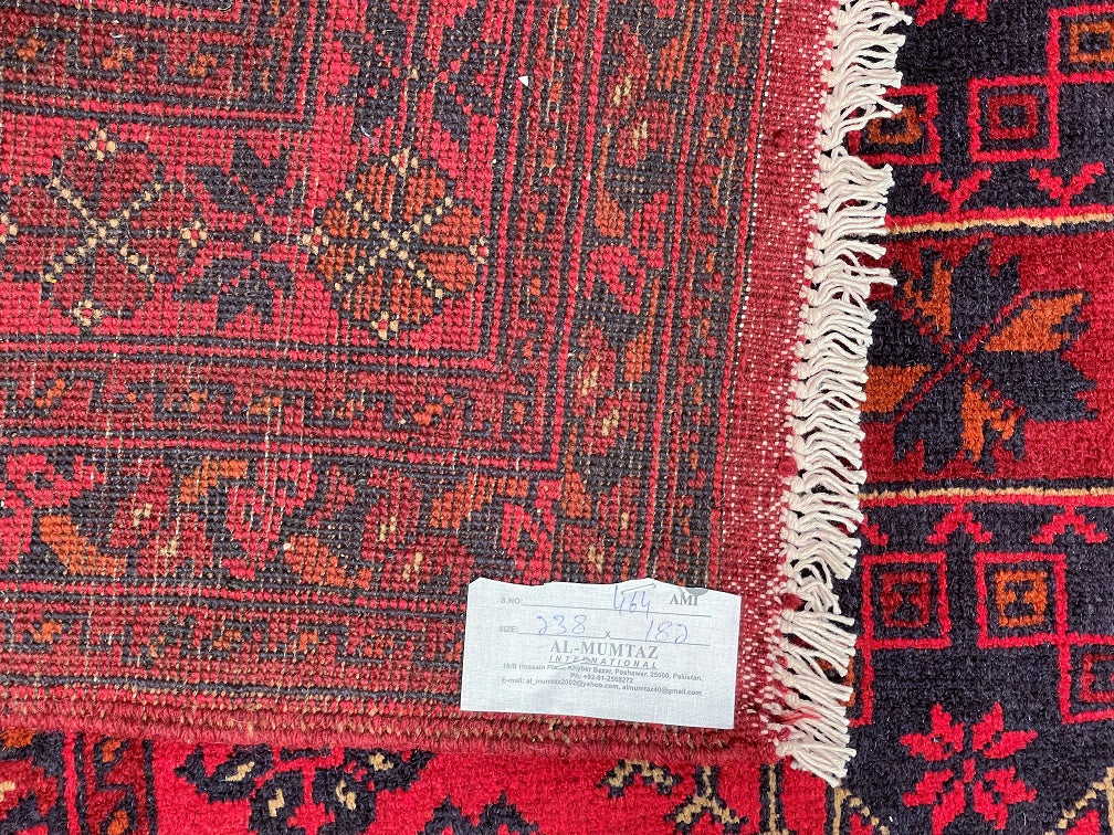 2.4x1.8m Kunduz Afghan Rug