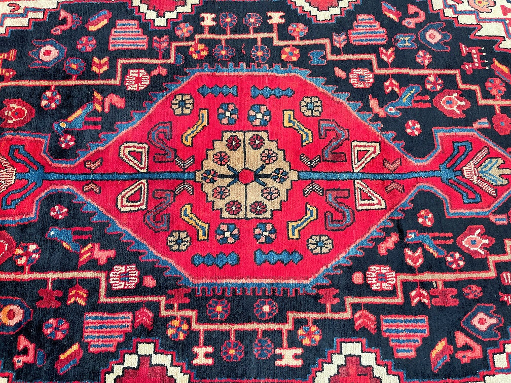 3x1.6m Vintage Tuserkan Persian Rug