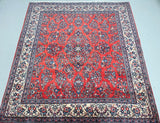 2.2x2m Sarough Persian Rug