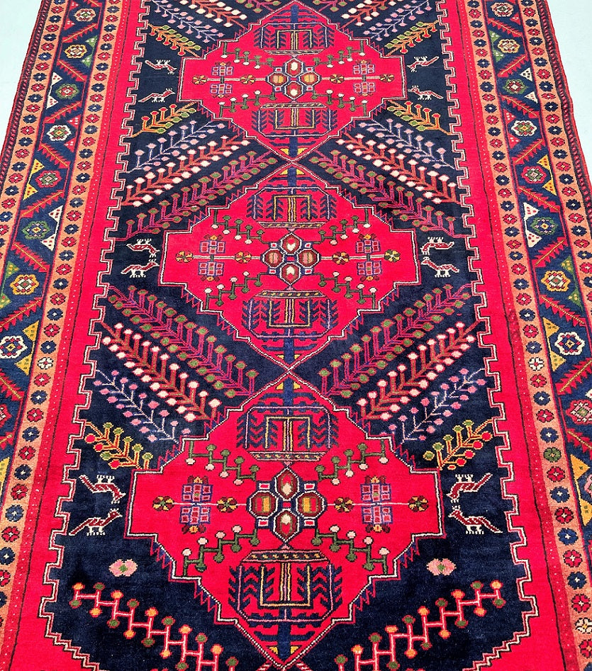 Tribal Persian Koliai Rug 3.5x1.6m