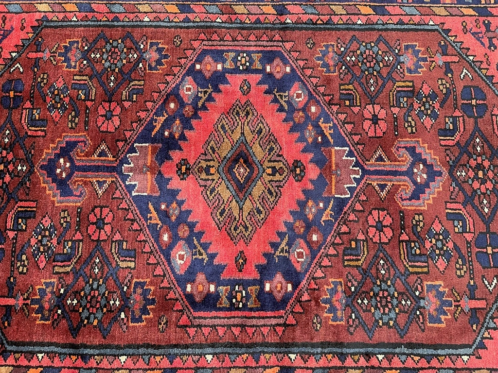 2.15x1.3m Tribal Khamseh Persian Rug
