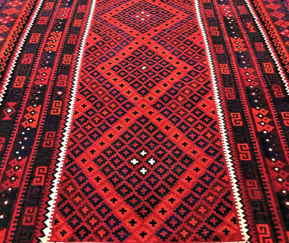 Afghan Kilim Meymaneh Rug 3.9x2.6m