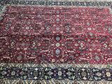 3.5x2.5m Tabriz Persian Rug Signed