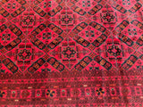 4x3m Tribal Afghan Kunduz Rug