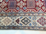 3.6x2.5m Silkinlaid Nain Persian Rug