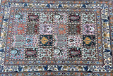 1.5x1m Garden Design Persian Birjand Rug