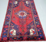 Tribal Persian Zanjan Rug 2x1.3m