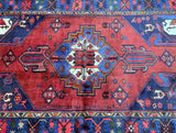Tribal Persian Zanjan Rug 2x1.3m