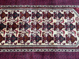 2x1m Vase Design Balouchi Persian Rug