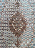 1.5x1m Fish Design Persian Tabriz Rug