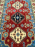2.8x1.8m Afghan Kazak Rug