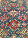 3x2m Tribal Afghan Kazak Rug