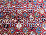 2.8x2.1m Royal Kazak Afghan Rug