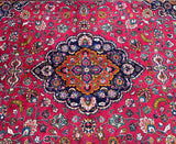 3.4x2.6m Traditional Persian Mashad Rug