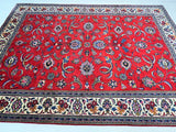 allover floral design handmade Persian rug