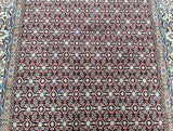 Superfine full room size silkinlaid handmade Persian Mood rug 2x1.5m
