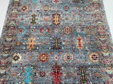 Dense quality pure wool handmade Afghan Ziegler Chobi rug 2x1.5m