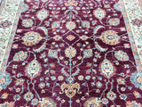 Full room size pure wool hand knotted Afghan Chobi rug 2.6x1.7m
