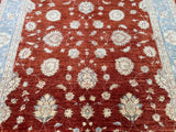 Large room size wool hand knotted Afghan Chobi rug 3x2.4m Perth