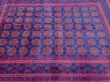 Full room size tribal hand knotted Afghan Kunduz rug 3x2m Perth
