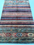 Gorgeous Room Size Authentic Handmade Shawl Design Afghan Royal Kazak Rug