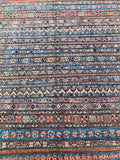 Woolen Shawl design hanmade Afghan Super Kazak rug 2x1.5m Australia
