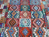 Massive Room Size Handmade Afghan Aryana Kilim Rug