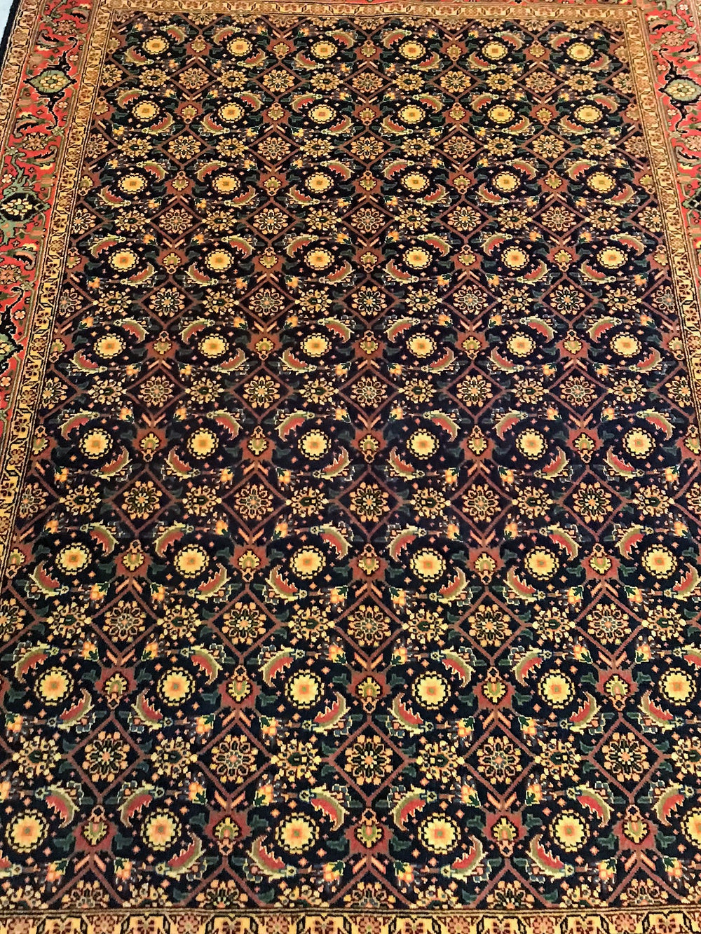 Superfine Persian Tabriz Rug 1.5x1m