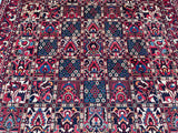 Full room size garden design handmade Persian Bakhtiari rug 3x2.1m