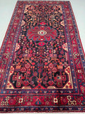 Full room size hand spun wool Persian Nahavand rug 300x166cm Australia