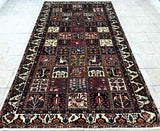 Full room size garden design handmade Persian Bakhtiari rug 320x165cm