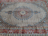Fine large room size wool and silk Persian Birjand rug 360x248m Australia