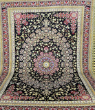 Superb Large Room Size Hand Knotted Persian Kashan Rug 330x235cm Australia