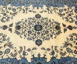 Massive room size handmade imperial Persian Kashan rug 4.2x3m Australia