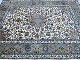 Large room size hand knotted vintage Persian Kashmar rug 340x250cm Perth