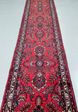 Pure wool hand knotted Persian Lilian hall runner rug 390x80cm Perth
