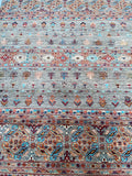 Unique Coffee Table To Room Size Hand Knotted Afghan Super Kazak Rug.