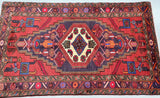 Tribal Persian Khamseh Rug 1.7x0.9m